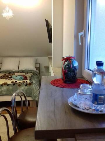 Фото номера Стандартный номер с кроватью размера &quot;king-size&quot; Проживание в семье Homestay Stróżówka г. Горлице 10